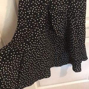 Black and white polka dot sundress